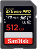 SANDISK Cartão SDXC Extreme Pro 512GB V30 UHS-1 (170MB/s) (Class 10)
