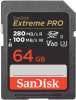 SANDISK Cartão SDXC Extreme Pro UHS-II 64GB (280MB/s)