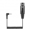 SENNHEISER Tomada XLR-3 Fêmea para Mini-Jack Curva (KA 600)