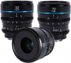 SIRUI Nightwalker Kit 3 Objectivas 24/35/55mm T1.2 S35 Cine Sony E Photo SIRUIMS3SEB
