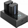 SMALLRIG 3818 Baterias X2 com Carregador USB NP-FW50