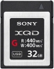 SONY Cartão XQD Série G 32GB 440MB/s Photo SONYQDG32ER