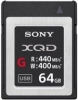 SONY Cartão XQD Série G 64GB 440MB/s Photo SONYQDG64ER