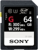 SONY Cartão SDXC UHS-II Série G 64GB 300MB/s Photo SONYSF64G