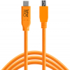 TETHER TOOLS Cabo USB-C para Micro-B 2.0 5-pin Laranja (4510)