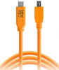 TETHER TOOLS Cabo USB-C para Mini-B 2.0 5-pin 4.6M Laranja Photo TTTCUC2415ORG