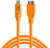 TETHER TOOLS Pro Cabo USB-C para USB 3.0 Micro B 4.6M Laranja