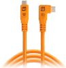 TETHER TOOLS Optima Cabo USB-C 10G Direito a Curvo 3m Laranja Photo TTTETH183