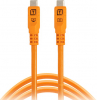 TETHER TOOLS Optima Cabo USB-C 10G Direito 1.8m Laranja Photo TTTETH186