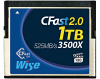 WISE Cartão CFast 2.0 VGP 130 3500x 1TB Azul Photo WISE526255